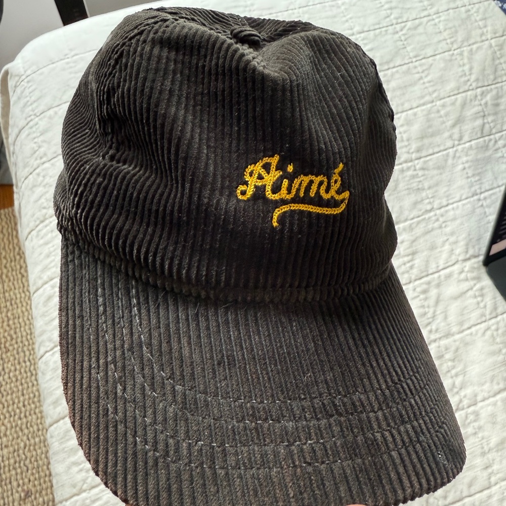 Aimé Leon Dore Corduroy Snapback Hat – Black/Brown
